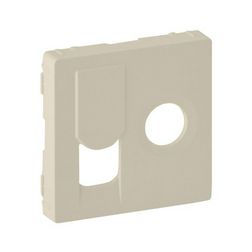 ValenaLife fedlap TV  koax-antenna-/RJ45 adatdugaljhoz műanyag krém - 754831