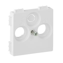 ValenaLife fedlap TV-RD-SAT koax-antennadugaljhoz műanyag fehér címketartó nélkül LEGRAND - 754800