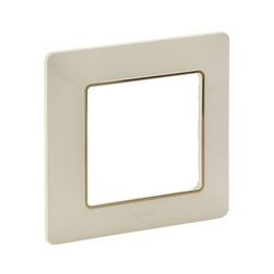 ValenaLife keret 1-es elefántcsont/arany vízszintes és függőleges műanyag LEGRAND - 754061