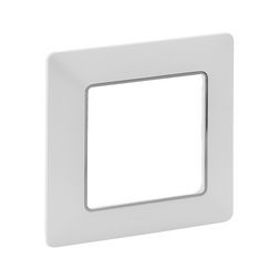 ValenaLife keret 1-es fehér/króm vízszintes és függőleges műanyag LEGRAND - 754031