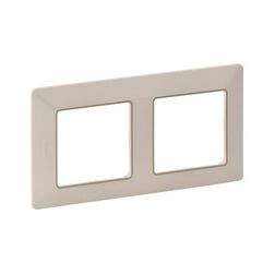 ValenaLife keret 2-es elefántcsont/arany vízszintes és függőleges műanyag LEGRAND - 754062