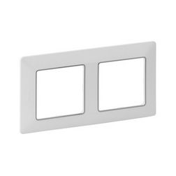 ValenaLife keret 2-es fehér/króm vízszintes és függőleges műanyag LEGRAND - 754032