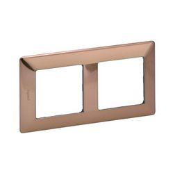ValenaLife keret 2-es réz dekor vízszintes és függőleges műanyag LEGRAND - 754162