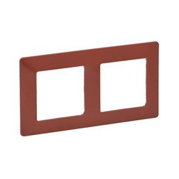 ValenaLife keret 2-es terrakotta vízszintes és függőleges műanyag LEGRAND - 754072