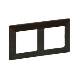 ValenaLife keret 2-es wenge dekor vízszintes és függőleges műanyag LEGRAND - 754172