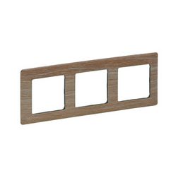 ValenaLife keret 3-as bambusz dekor vízszintes és függőleges műanyag LEGRAND - 754183