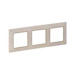 ValenaLife keret 3-as elefántcsont/arany vízszintes és függőleges műanyag LEGRAND - 754063