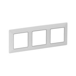 ValenaLife keret 3-as fehér/króm vízszintes és függőleges műanyag LEGRAND - 754033