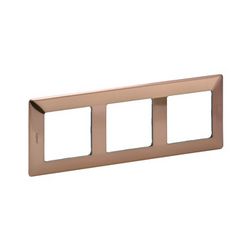 ValenaLife keret 3-as réz dekor vízszintes és függőleges műanyag LEGRAND - 754163