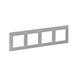 ValenaLife keret 4-es alumínium vízszintes és függőleges műanyag LEGRAND - 754134