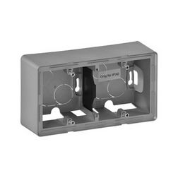 ValenaLife kiemelődoboz 2-es vízszintes és függőleges alumínium műanyag IP2X LEGRAND - 754212