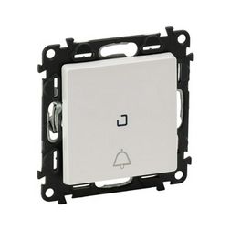 ValenaLife N106 nyomó betét közp. fedéllel 1- billentyűs 1v fehér IP20 jelzőfény műanyag LEGRAND - 752113