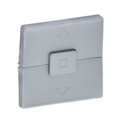 ValenaLife redőnymozgató 1P betét közp. fedéllel R105 1P kapcsoló 2billentyűs alumínium LEGRAND - 755142