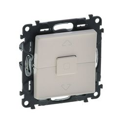 ValenaLife redőnymozgató 1P NR105 1P nyomó billentyűs bézs műanyag LEGRAND - 752230