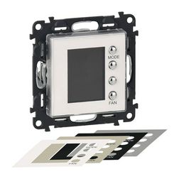 ValenaLife szobatermosztát betét LCD digitális 7-30°C 8A 250V elektronikus fehér MyHome LEGRAND - 752131