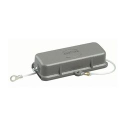 Védőfedél ipari sokpólusú csatlakozóhoz négyszögletes Han 16A/25EMV-AK f. Easy-Lock HARTING - 09200165425