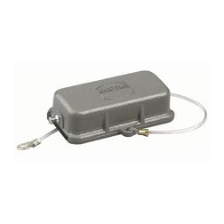 Védőfedél ipari sokpólusú csatlakozóhoz négyszögletes  retesszel Han 10A/15EMV-AK HARTING - 09200105425