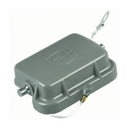 Védőfedél ipari sokpólusú csatlakozóhoz retesszel Han B Protect Cover Die Cast for Base HARTING - 09300065425