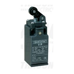 Végálláskapcsoló műanyag 1ny 1z görgős kar 2A/AC15/230V IP65 csúszó érintkező VP TRACON - VP121