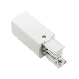 Végbetáp 3F világítási sínhez 16A bal 230-400V 3F falonkívüli fehér alumínium XTS 11-3 LIVAL - 19170113