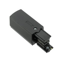 Végbetáp 3F világítási sínhez 16A bal 230-400V 3F falonkívüli fekete alumínium XTS 11-2 LIVAL - 19170112