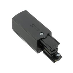 Végbetáp 3F világítási sínhez 16A jobb 230-400V 3F falonkívüli fekete alumínium XTS 12-2 LIVAL - 19170122