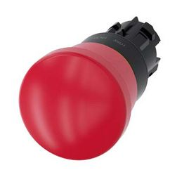 Vészgomba nyomófej műanyag d22 40mm-fej piros reteszelt húzó nyugtázás SIRIUS ACT SIEMENS - 3SU1000-1HA20-0AA0