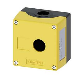 Vezérlőkészülék-tokozat d22 1-poz. beépítődoboz műanyag sárga IP67/IP69K SIRIUS ACT SIEMENS - 3SU1801-0AA00-0AB2