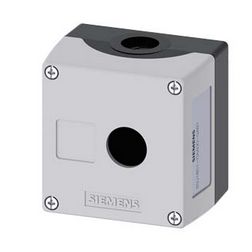 Vezérlőkészülék-tokozat d22 1-poz. beépítődoboz műanyag szürke IP67/IP69K SIRIUS ACT SIEMENS - 3SU1801-0AA00-0AB1