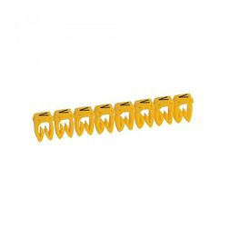 Vezeték- és sorkapocsjelölő (V) 0,5-1,5mm2 füzet műanyag sárga bepattintó CAB3 LEGRAND - 038321