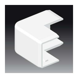 Vezetékcsatorna külső sarok fedél 25x20-hoz 20.2mmx 25.2mmx 90° alap+fedél műanyag LHD KOPOS - 8916_HB