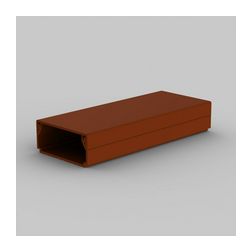 Vezetékcsatorna sötét fa műanyag 40mm x 20mm x 2000mm kezeletlen LHD KOPOS - LHD 40X20_TD