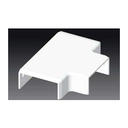 Vezetékcsatorna T-idom fedél 50X20-hoz 20mmx 50mmx alap+fedél műanyag fényesfehér LHD KOPOS - 8994_HB
