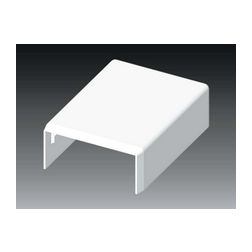 Vezetékcsatorna végzáró 40x20x-hoz balos/jobbos 18.5mmx 41.1mmx műanyag fényesfehér LHD KOPOS - 8631_HB