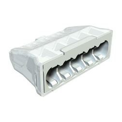 Vezetékösszekötő 5-pólus 0.5-2.5mm2 24A 450V világosszürke 61 525 LGR OBO-BETTERMANN - 2054507