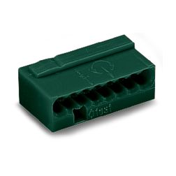 Vezetékösszekötő 8-pólus 6A 100V sötétszürke Micro WAGO - 243-208