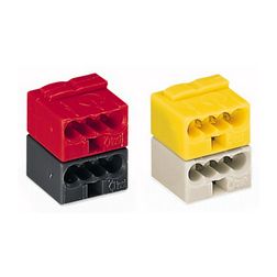 Vezetékösszekötő KNX/EIB 8-pólus 6A 100V sárga működtetőkarral WAGO - 243-212