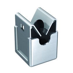 Vezetéktartó Niro-A kapocs Rd8 nemesacél V2A bepattintós bilincs furat-szerelés VI J.PRÖPSTER - 111001