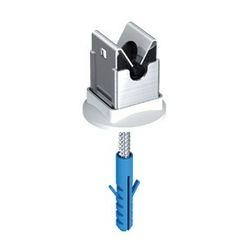 Vezetéktartó Niro-A tiplivel Rd8 nemesacél V2A/műanyag bepattintós bilincs VI J.PRÖPSTER - 111031