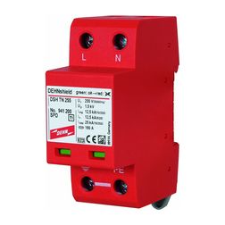 Villámáram-levezető kombi DEHNshield 2P T1+T2 TN 230V/AC 2M DSH TN 255 DEHN - 941200
