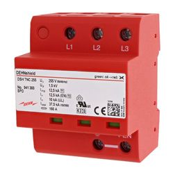Villámáram-levezető kombi DEHNshield 3P T1+T2 TNC 230V/AC 4M DSH TNC 255 DEHN - 941300