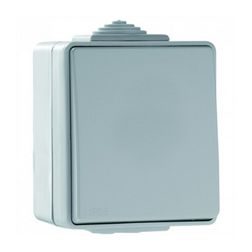 Waterproof48 N101 csengőnyomó betét komplett házban 1- billentyűs 1z IP65 műanyag Elko EP - 48151CBR