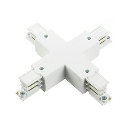 X-elágazó elem 3F világítási sínhez 16A 230-400V 3F falonkívüli fehér alumínium XTS 38-3 LIVAL - 19170383