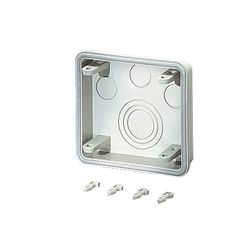 Zárófedél kikönnyített 150mmx 25mmx 100mm műanyag szürke Mi FM 15 Hensel - 2000127