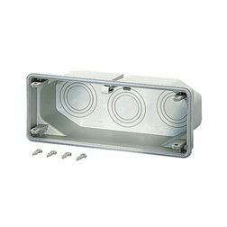 Zárófedél kikönnyített 300mmx 80mmx 100mm műanyag szürke Mi FM 63 Hensel - 2000133