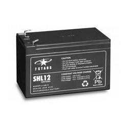 Zárt VLRA akkumulátor ólom(száraz, AGM) 12V 12Ah F2 6,3 SHL 7Star Battery - SHL12-12