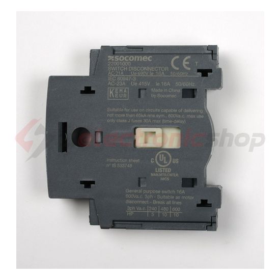 4. főpólus M16-hoz  Sirco M1 SOCOMEC - 22001000