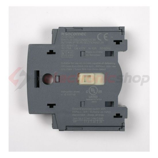 4. főpólus M40-hez  Sirco M1 SOCOMEC - 22001004