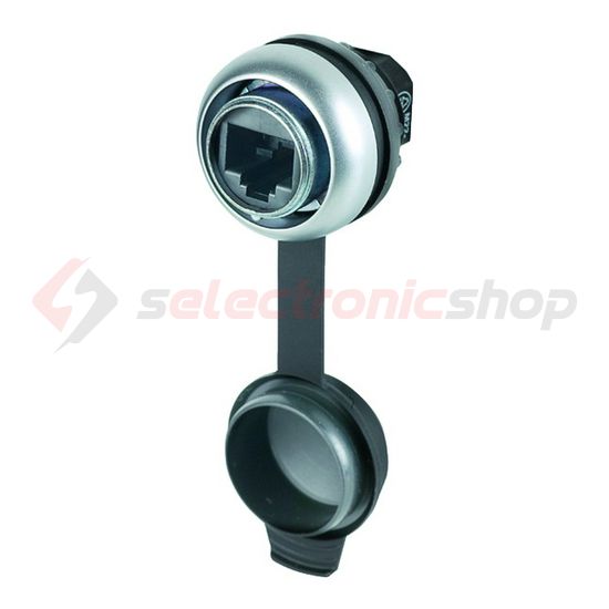 Adatcsatlakozó d22 előlapba RJ45/8(8) Cat.5e  M22-RJ45-SA EATON - 107413