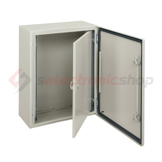 Ajtó belső teli porszórt acél szürke IP66 600mm-sz 800mm-ma Spacial Schneider - NSYPIN86